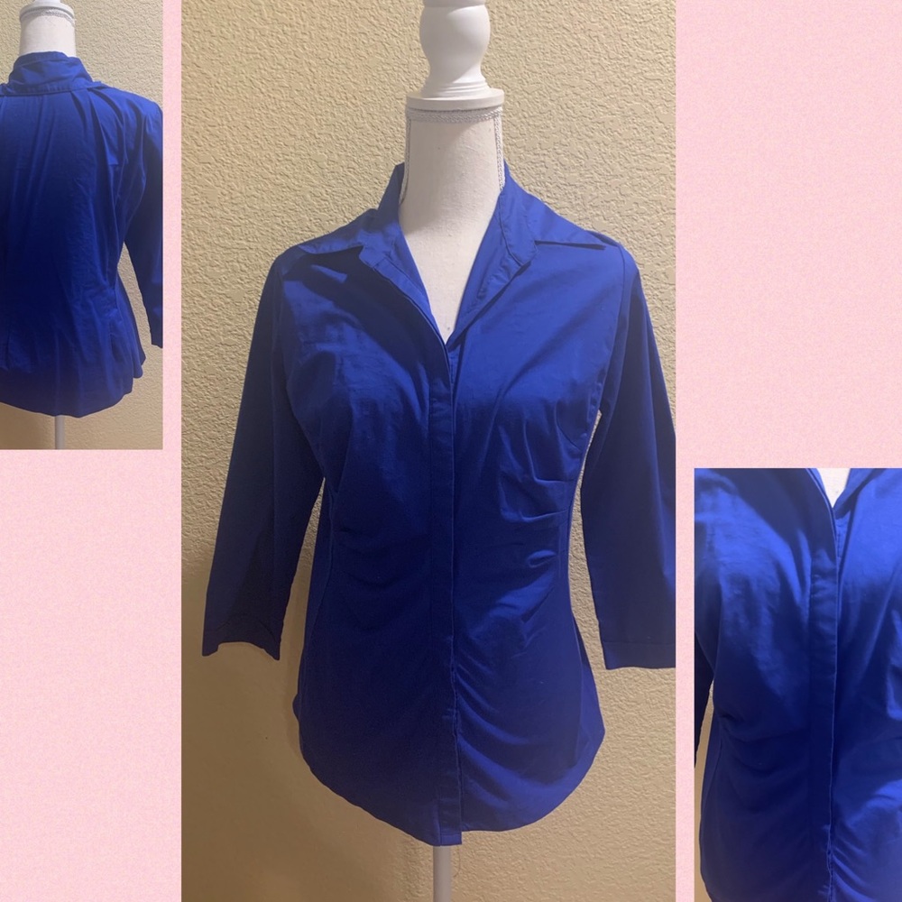 Kim Rogers Blue Button Up Shirt